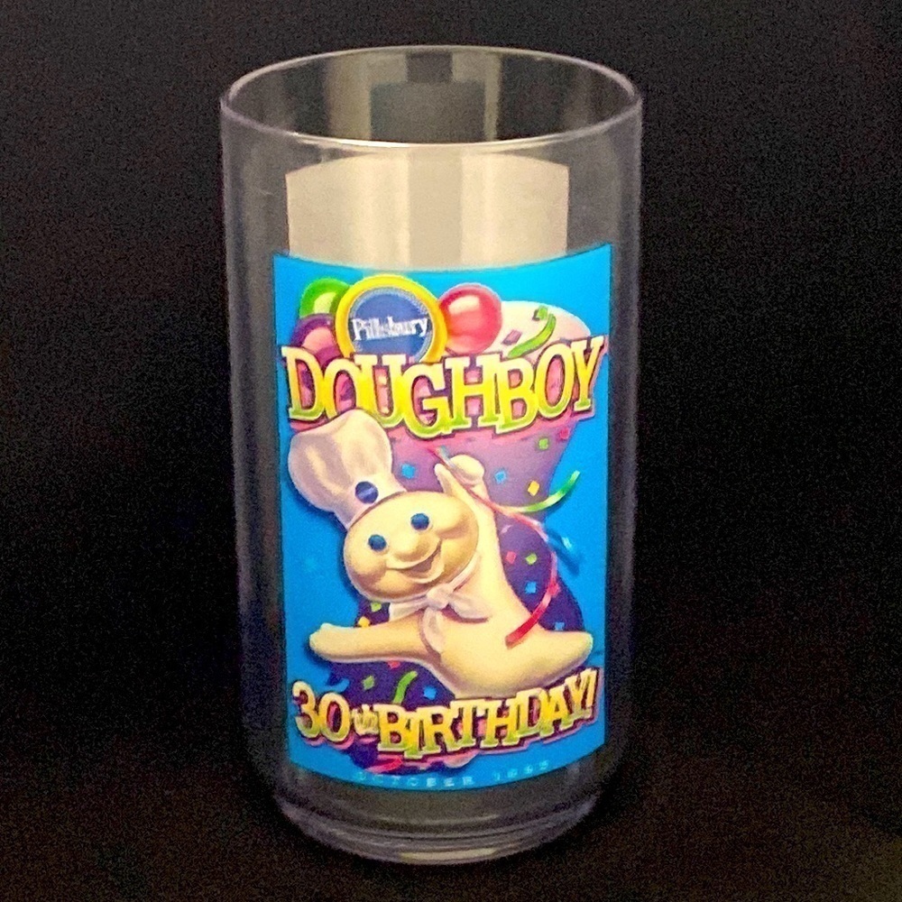 Pillsbury Doughboy vintage 90s plastic drinking cup home decor fun nostalgia